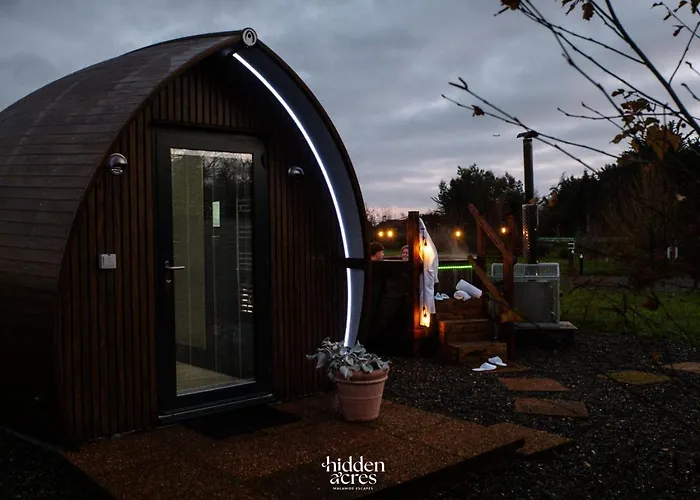 Hidden Acres- Luxury Glamping Pod Feriehus *